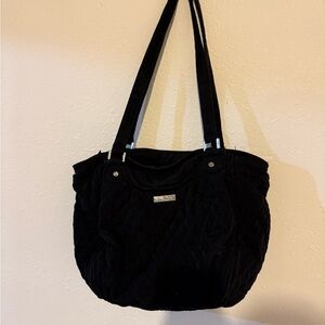 Vera Bradley Black Quilted Shoulder Bag
